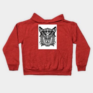 lone wolf ecopop Kids Hoodie